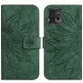 Mobigear Sunflower Motorola Moto G72 Hoesje Bookcase Portemonnee - Groen