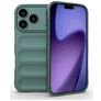 Mobigear Bumpy iPhone 18 Pro Hoesje Flexibel TPU Backcover - Groen
