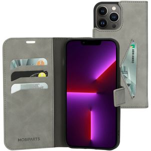 Mobiparts Classic Wallet iPhone 13 Pro Max Hoesje Bookcase Portemonnee - Granite Grey