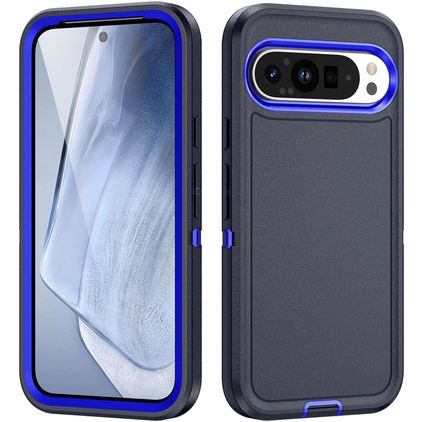 Mobigear Rugged Google Pixel 9 Pro Hoesje Hardcase Backcover Shockproof - Blauw