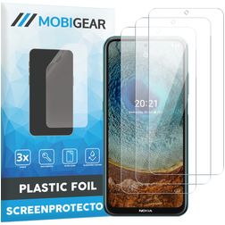 Mobigear Nokia X10 Screenprotector Folie - Case Friendly (3-Pack)