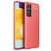 Mobigear Luxury Samsung Galaxy A82 5G Hoesje Flexibel TPU Backcover - Rood