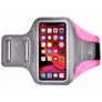 Mobigear Easy Fit Telefoonhouder Hardlopen OnePlus 9 Sport Hoesje Neopreen Sportarmband - Roze