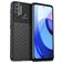 Mobigear Groove Motorola Moto E40 Hoesje Flexibel TPU Backcover - Zwart