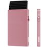 Valenta Cardprotector Aluminium Pasjeshouder - 5 Pasjes - MagSafe Compatible - Roze