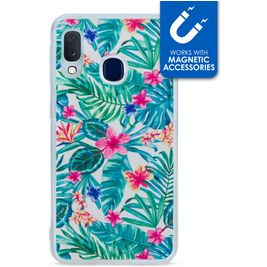 My Style Magneta Samsung Galaxy A20e Hoesje Flexibel TPU Backcover - Jungle
