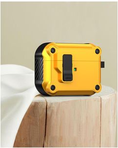 Mobigear Armor Clip Apple AirPods Pro 3 Hoesje - Geel