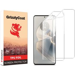 GrizzlyCoat Motorola Edge 50 Pro Hydrogel TPU Screenprotector - Case Friendly (2-Pack)