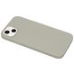 Mobigear Colors iPhone 14 Hoesje Flexibel TPU Backcover - Grijs