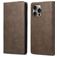 Mobigear Wallet iPhone 16 Pro Max Hoesje Bookcase Portemonnee - Bruin