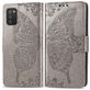 Mobigear Butterfly Samsung Galaxy A03s Hoesje Bookcase Portemonnee - Grijs