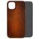Mobilize Premium iPhone 15 Plus MagSafe Hoesje Echt Leer Backcover - Burned Cognac