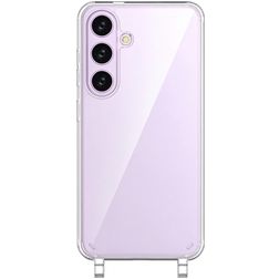 Mobigear Mix & Match Doorzichtig Samsung Galaxy S24 FE Flexibel TPU Hoesje met koord - Transparant