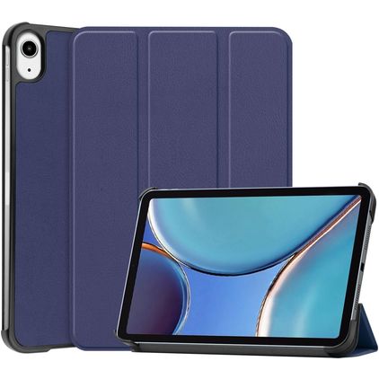 Mobigear Tri-Fold iPad Mini 7 (2024) Hoes Bookcase - Donkerblauw