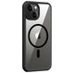 Valenta Full Cover iPhone 15 MagSafe Hoesje Gehard Glas Backcover Shockproof - Transparant / Zwart