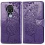 Mobigear Butterfly Nokia 7.2 Hoesje Bookcase Portemonnee - Paars