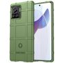 Mobigear Rugged Shield Motorola Edge 30 Ultra Hoesje Flexibel TPU Backcover Shockproof - Groen