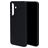 Mobiparts Samsung Galaxy A56 Siliconen Hoesje Backcover - Zwart