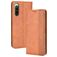 Mobigear Sensation Sony Xperia 10 IV Hoesje Bookcase Portemonnee - Bruin