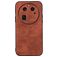Mobigear Fabric OPPO Find X6 Hoesje Hardcase Backcover - Bruin