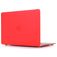 Mobigear Matte MacBook 12 Inch (2015-2017) Hoes Hardshell Laptopcover MacBook Case - Rood - Model A1534