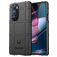 Mobigear Rugged Shield Motorola Edge X30 Hoesje Flexibel TPU Backcover Shockproof - Zwart
