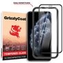 GrizzlyCoat Easy Fit iPhone X Glazen Screenprotector - Case Friendly + Installatie Frame - Zwart
