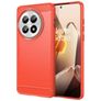Mobigear Brushed Slim OnePlus 13 Hoesje Flexibel TPU Backcover - Rood