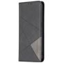 Mobigear Rhombus Slim OPPO Reno 6 5G Hoesje Bookcase - Zwart