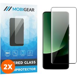 Mobigear Premium Xiaomi 13 Ultra Glazen Screenprotector - Case Friendly - Zwart (2-Pack)