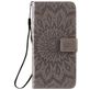 Mobigear Sunflower Samsung Galaxy S20 Plus Hoesje Bookcase Portemonnee - Grijs