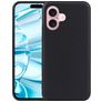 Mobigear Basics iPhone 16 Hoesje Flexibel TPU Backcover - Zwart