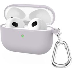 Mobigear Classic Apple AirPods 3 Hoesje Flexibel Siliconen - Lavendel