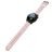 Mobigear Bumpy Siliconen Smartwatch Bandje Gespsluiting - Universeel 20 mm aansluiting - Roze