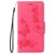 Mobigear Butterfly iPhone 7 Hoesje Bookcase Portemonnee - Magenta