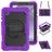 Mobigear SureGrip Xtreme Samsung Galaxy Tab A11 Hoes Hard kunststof / Siliconen Backcover + Schouderband + Standaard - Paars