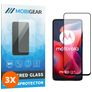 Mobigear Premium Motorola Moto G24 Glazen Screenprotector - Case Friendly - Zwart (3-Pack)