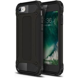Mobigear Outdoor iPhone SE (2020) Hoesje Hardcase Backcover Shockproof - Zwart