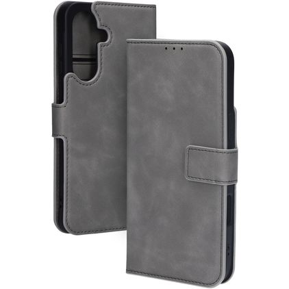 Mobiparts Classic Wallet Samsung Galaxy A56 MagSafe Hoesje Bookcase - Granite Grey