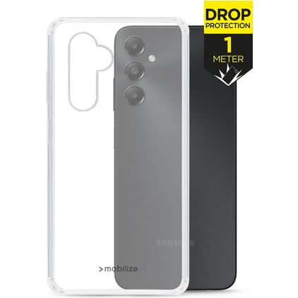 Mobilize Naked Protection Doorzichtig Samsung Galaxy A05s Hoesje Hardcase Backcover Shockproof - Transparant