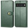 Mobigear Snap Button Google Pixel 6 Pro Hoesje Bookcase Portemonnee - Groen