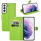 Mobigear Classic Samsung Galaxy S22 Hoesje Bookcase Portemonnee - Groen