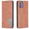 Mobigear Rhombus Slim Nokia G42 Hoesje Bookcase - Bruin