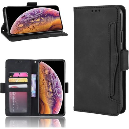 Mobigear Slide Wallet iPhone 11 Pro Hoesje Bookcase Portemonnee - Zwart