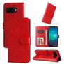 Mobigear Sunflower Google Pixel 9a Hoesje Bookcase Portemonnee - Rood