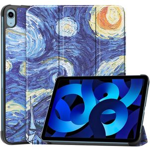 Mobigear Tri-Fold iPad 10 (2022) Hoes Bookcase - Starry Sky