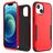 Mobigear Ultra Tough iPhone 15 Plus Hoesje Hardcase Backcover Shockproof - Rood