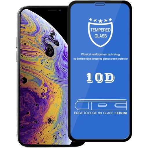 Mobigear Premium iPhone 11 Pro Glazen Screenprotector - Case Friendly - Zwart