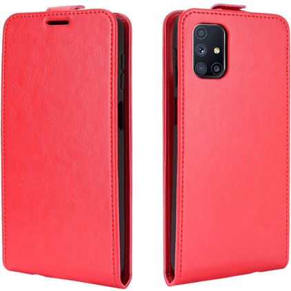 Mobigear Samsung Galaxy M51 Hoesje Flipcase - Rood