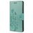 Mobigear Flowers Samsung Galaxy A53 Hoesje Bookcase Portemonnee - Turquoise